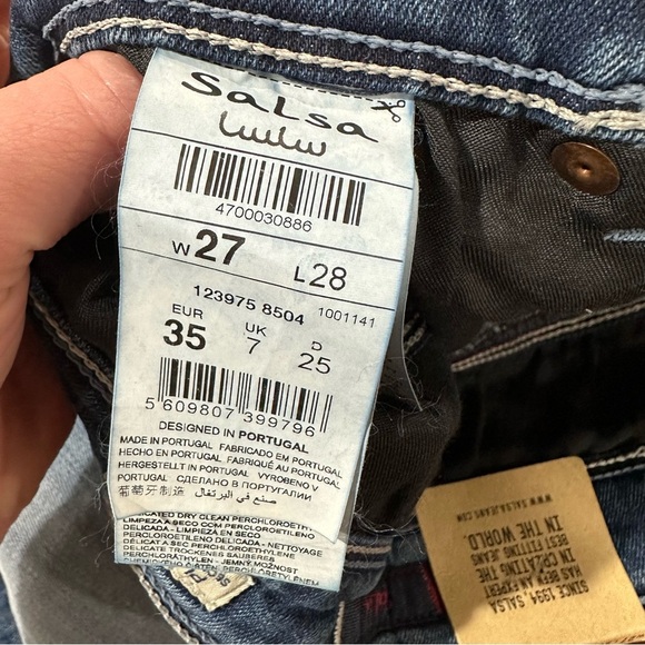 **NWT** Salsa Jeans - Push In Secret Glamour Jean - Picture 14 of 16